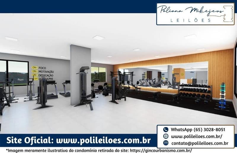 Foto 12 de 32: Comercial em leilão em Cuiabá - MT — Lote nº 38, Quadra 03, do Cond. Residencial Florais do Cerrado, A.T. 200m², em Cuiabá/MT