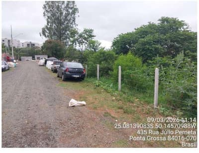 Foto 5 de 5: Terreno em leilão em Ponta Grossa - PR, bairro Jardim Carvalho — Terreno urbano com área de total de 3.869,50m², sem benfeitorias, localizado na Rua Bernardo de Vasconcelos, s/n, Bairro: Jardim Carvalho, Ponta Grossa/PR.