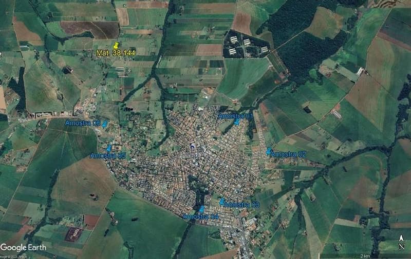 Terreno em leilão em Astorga - PR — Lote urbano n° 260/III/A-1-A-1-D, com a área de 1.000,00m², Astorga/PR