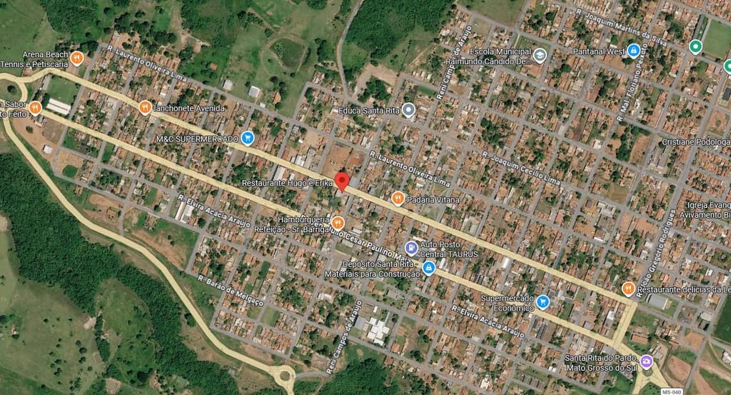 Foto 3 de 3: Comercial em leilão em Santa Rita Do Pardo - MS — Imóvel Comercial, A.T. 1.000m², 2 churrasqueiras, salão, Centro