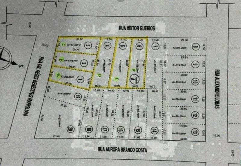 Foto 24 de 30: Terreno em leilão em General Carneiro - PR, bairro Planalto — Lote nº 01 da quadra A com área de 366,33m² e área construída de 98,74m². Localizado na Rua Regis Beneditus Marigliani, 176, Bairro Planalto, General Carneiro/P