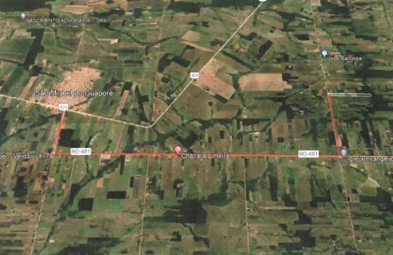 Foto 5 de 7: Area Rural em leilão em São Miguel Do Guaporé - RO — IMÓVEL RURAL PARA AGRICULTURA AT. 24,7549HA, SÍTIO ESPERANÇA EM SÃO MIGUEL DO GUAPORÉ-RO