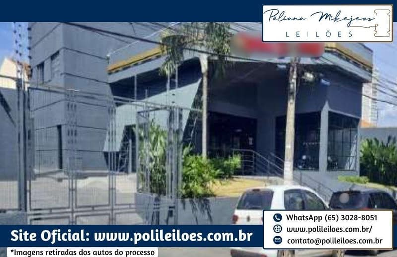 Foto 2 de 10: Comercial em leilão em Cuiabá - MT — Imóvel Comercial, nos Lotes 09 e 10, da Quadra 06, AT 748m², AC 599,63m², em Cuiabá/MT