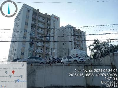 Apartamento em leilão em Blumenau - SC — Apartamento de 55.92m2, com 2 quartos, em BLUMENAU/SC.