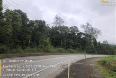 Foto 8 de 13: Terreno em leilão em Indaial - SC — TERRENO URBANO COM ÁREA DE 1.702,590 m² EM INDAIAL-SC