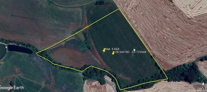 Foto 1 de 8: Area Rural em leilão em Nova Ramada - RS — IMÓVEL RURAL COM ÁREA TOTAL DE 6,0000 HECTARES EM NOVA RAMADA-RS