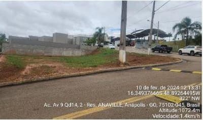 Foto 9 de 9: Terreno em leilão em Anápolis - GO — TERRENO URBANO | A.T. 712,69m² DE ESQUINA - RES. ANAVILLE II ETAPA | ANÁPOLIS/GO