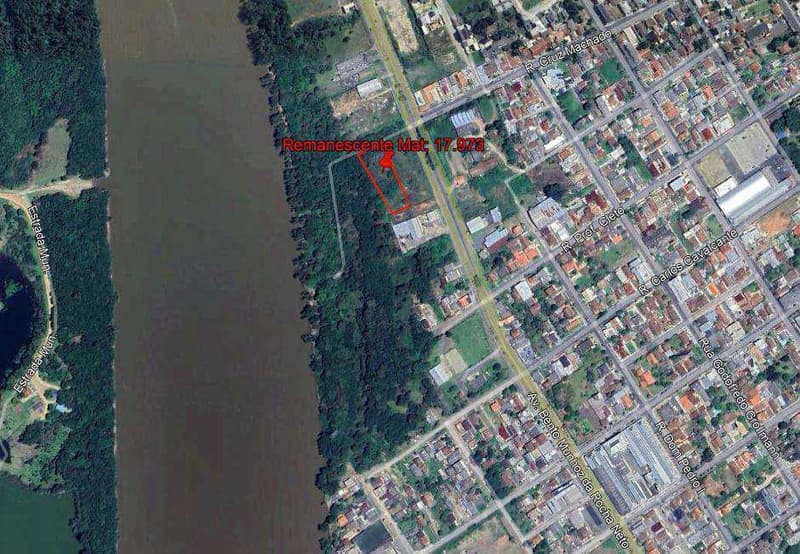 Terreno em leilão em União Da Vitória - PR, bairro São Bernardo — Terreno de 3.162m² na Rua Cruz Machado, São Bernardo, União da Vitória/PR - Massa Falida Bortolozzo Madeiras