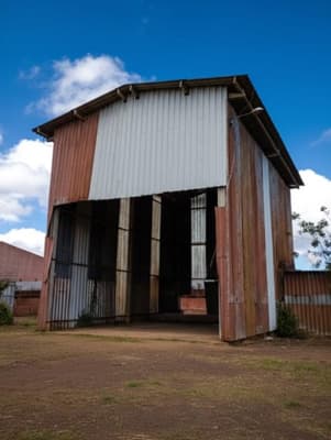 Foto 1 de 2: Comercial em leilão em Mafra - SC — BARRACÃO METÁLICO