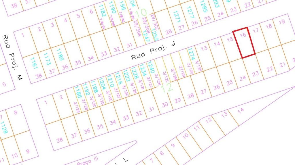Foto 3 de 3: Terreno em leilão em Umuarama - PR — Terreno urbano com área de 200m², situado no loteamento "PARQUE RESIDENCIAL BELO HORIZONTE", Umuarama/PR