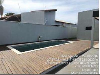 Foto 4 de 11: Casa em leilão em Aquidauana - MS, bairro Cidade Nova — CASA RESIDENCIAL | A.T. 350,00M² E A.C 173,36M² | AQUIDAUANA/MS