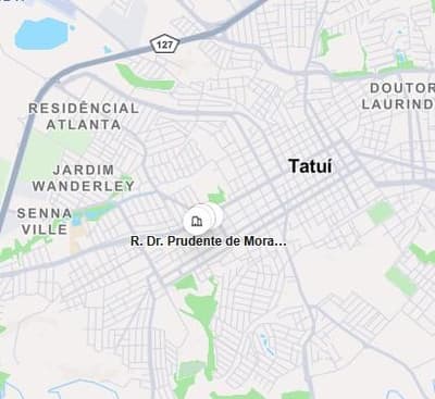 Terreno em leilão em Tatuí - SP — TERRENO SEM BENFEITORIAS COM ÁREA DE 5.808,00 M² RUA DR. PRUDENTE DE MORAES TATUÍ/SP