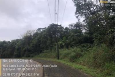 Foto 5 de 13: Terreno em leilão em Indaial - SC — TERRENO URBANO COM ÁREA DE 1.702,590 m² EM INDAIAL-SC