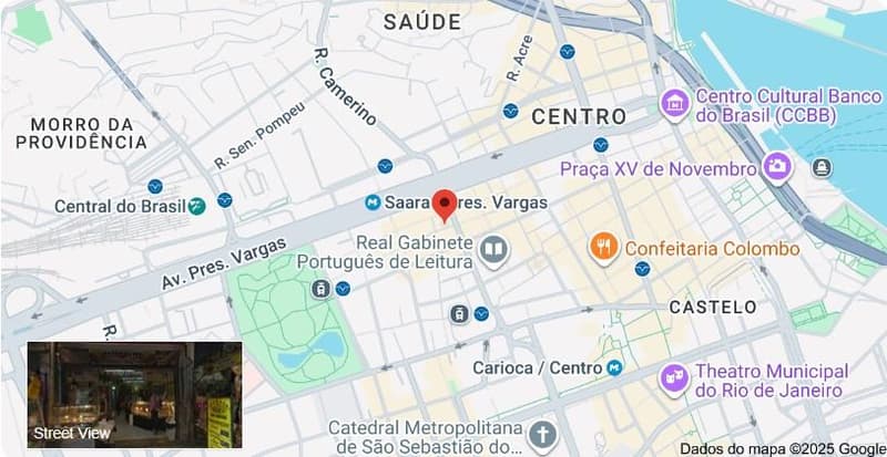 Terreno em leilão em Rio De Janeiro - RJ, bairro Centro — Venda Direta 80% da avaliação - Imóvel situado na Rua Senhor dos Passos, nº 119 e respectivo terreno, Centro - Rio de Janeiro/RJ