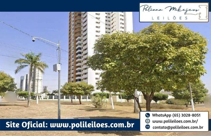 Foto 3 de 5: Apartamento em leilão em Rondonópolis - MT — Apartamento Residencial, nº 1802, no Ed. Solar do Cerrado, com 02 vagas de garagem, Rondonópolis/MT