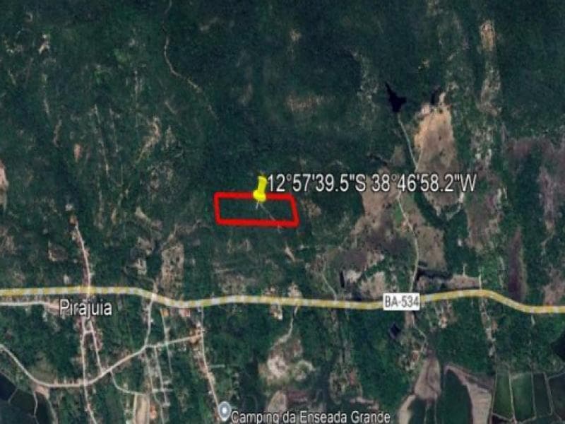 Foto 1 de 7: Terreno em leilão em Jaguaripe - BA, bairro Pirajuia — Lote, 33000.0 m2, Jaguaripe / BA