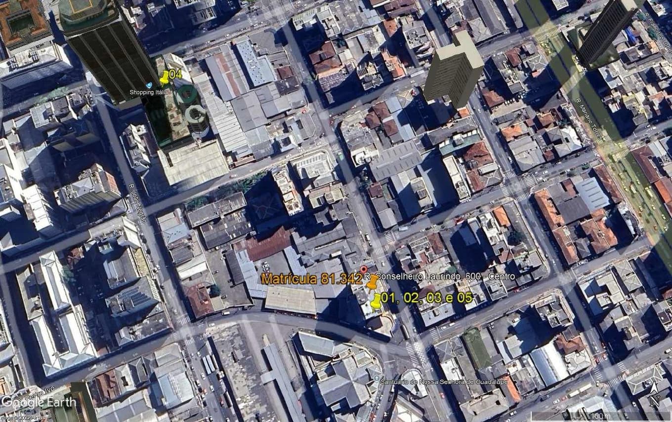 Foto 16 de 20: Comercial em leilão em Curitiba - PR — Loja nº 80 com área total de 25,9531m² localizada no Edifício Capital Torre Centro - Curitiba/PR