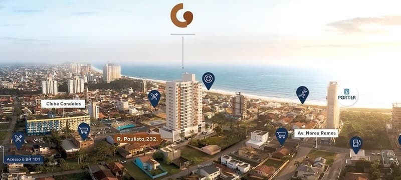 Foto 3 de 4: Apartamento em leilão em Balneário Piçarras - SC — Gran Torino - Apto 1104