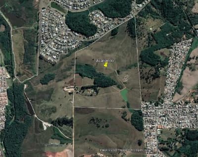 Terreno em leilão em Pinhais - PR — Terreno vizinho ao Alphaville Graciosa com área de 749.400,74m² - Pinhais/PR