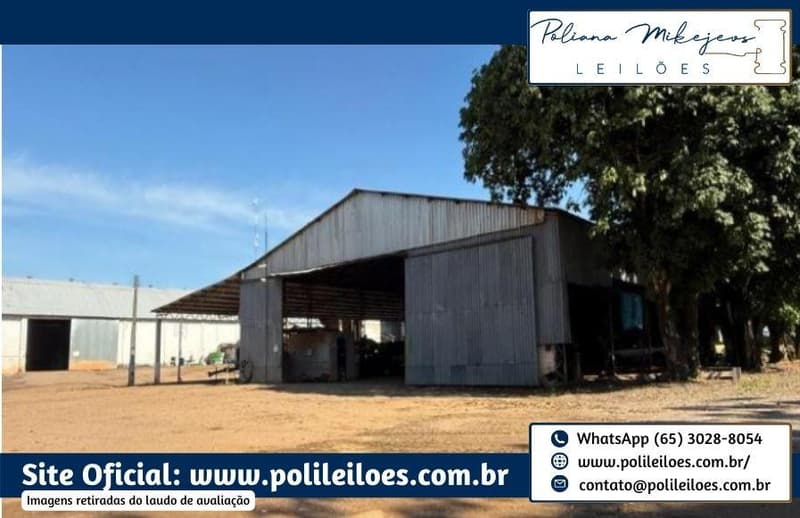Foto 5 de 14: Area Rural em leilão em Sorriso - MT — Área Rural, Fração Ideal 181,5ha, AT. 363ha, denominada Dal Bosco, Fazenda Rondinha I, Lote Primavera, em Sorriso/MT