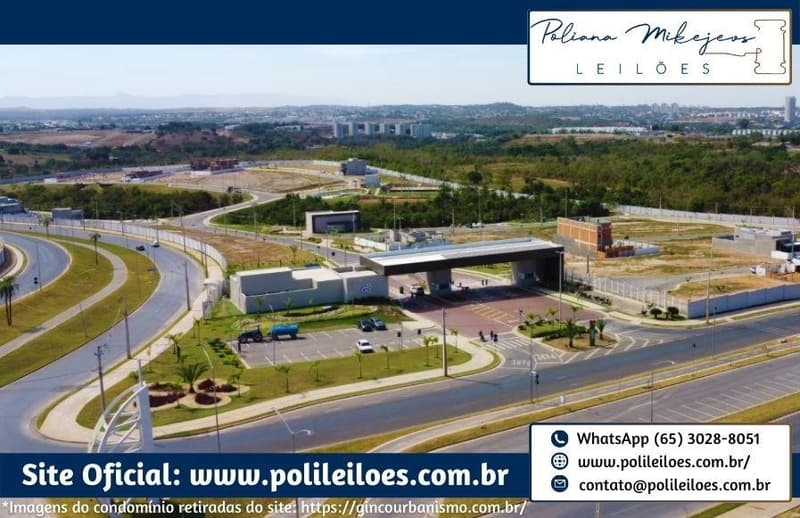 Foto 1 de 3: Imóvel em leilão em Cuiabá - MT — Lote nº 16, Quadra 07, do Cond. Residencial Florais Safira, A.T. 200m², em Cuiabá/MT