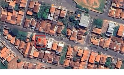 Foto 4 de 4: Terreno em leilão em Tapiratiba - SP — (50%) Imóvel Urbano, A.T. 180m², A.C. 255m², Vila Santo Antônio, (Nua Propriedade)