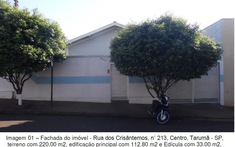 Foto 1 de 8: Comercial em leilão em Tarumã - SP — Direito sobre imóvel residencial, 03 dormitórios.
