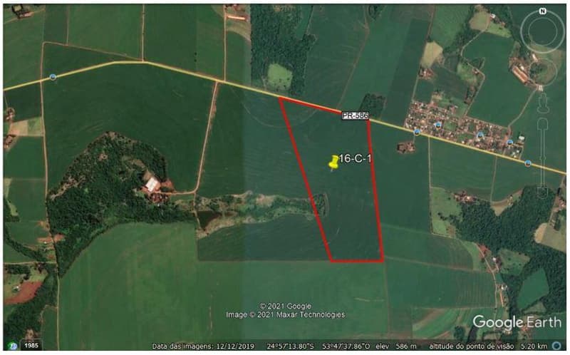 Foto 2 de 12: Area Rural em leilão em São Pedro Do Iguaçu - PR — Fazenda Boa Esperança com área de 117,/8 alqueires Paulisras, situada em São Judas Tadeu, Município de São Pedro do Iguaçu-PR.