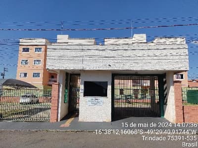 Apartamento em leilão em Trindade - GO — Apartamento de 49.94m2, com 2 quartos, em TRINDADE/GO.