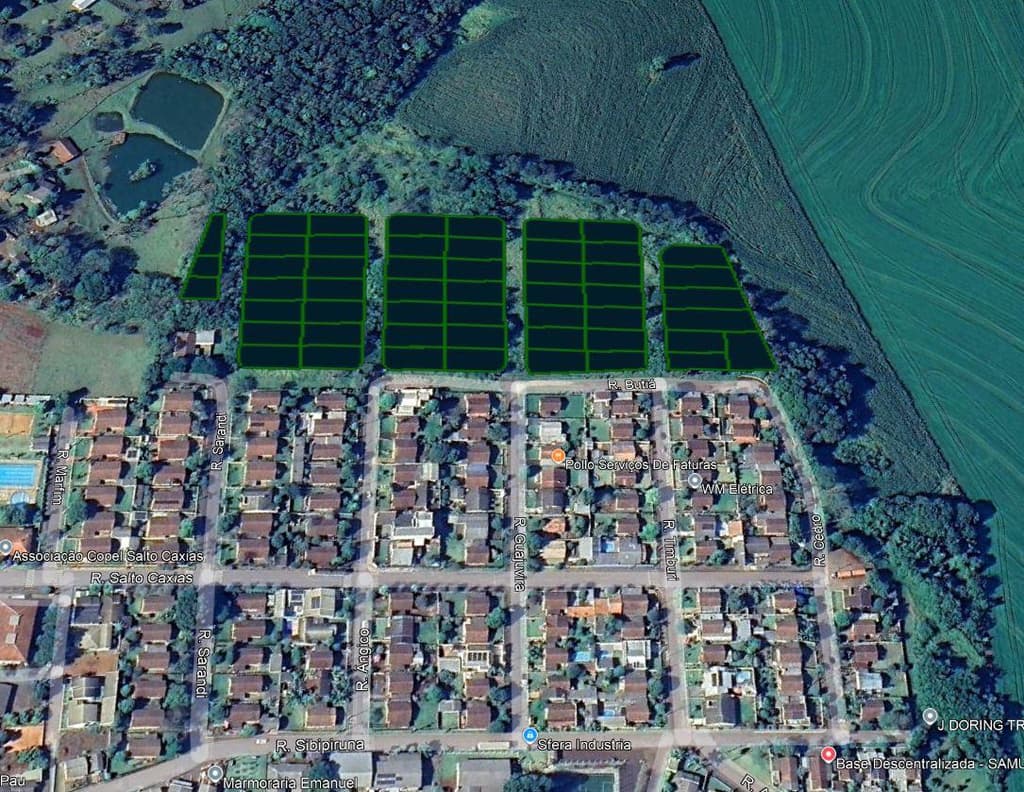 Area Rural em leilão em Capitão Leonidas Marques - PR — Gleba Urbana Desocupada 27.837m2 no Bairro São Gabriel em Capitão Leonidas Marques/PR