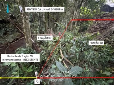 Foto 8 de 8: Terreno em leilão em Palmitos - SC — IMÓVEL URBANO COM ÁREA TOTAL DE 402,97m² - PALMITOS/SC