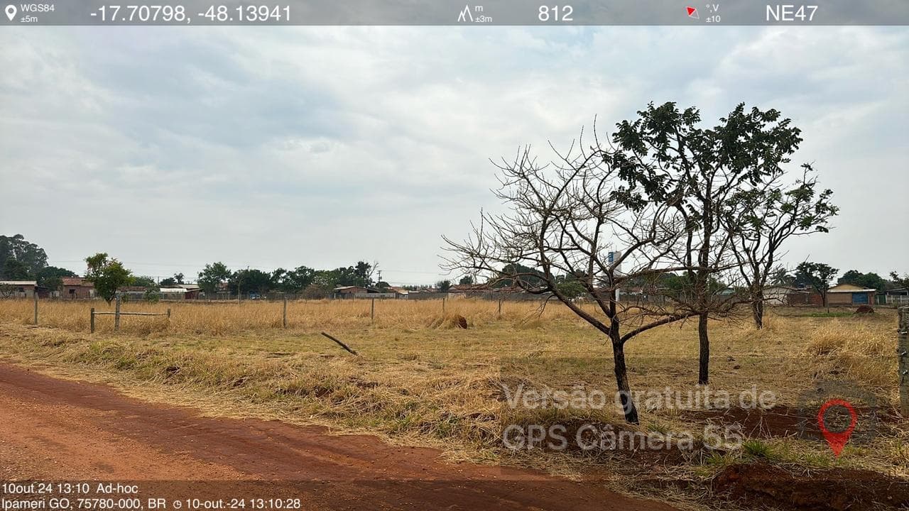 Foto 2 de 4: Terreno em leilão em Ipameri - GO — TERRENO URBANO| A.T. 1.272 M², SEM BENFEITORIAS | CHÁCARA CARVALHO EM IPAMERI/GO - LEILÃO EMPRESARIAL SISTÊMICO SICREDI