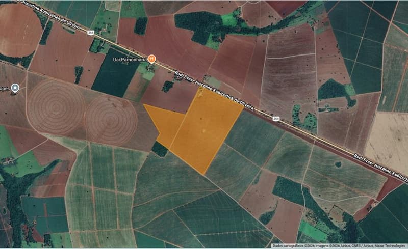 Foto 1 de 2: Area Rural em leilão em Frutal - MG — (25%) Imóvel Rural, Sítio Santa Bárbara (Direitos Hereditários)