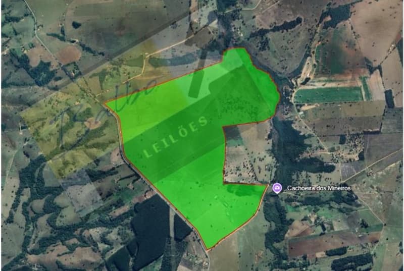 Foto 2 de 4: Area Rural em leilão em Angatuba - SP — Imóvel rural - Fazenda Cachoeira - Gleba 1 - Bairro dos Mineiros - área de 214,5994ha