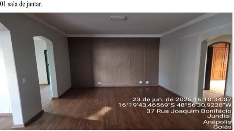 Foto 3 de 12: Casa em leilão em Anápolis - GO, bairro Jundiaí — CASA RESIDENCIAL | A.T. 557,38 M² E A.C 350 M² BAIRRO JUNDIAÍ | ANÁPOLIS/GO