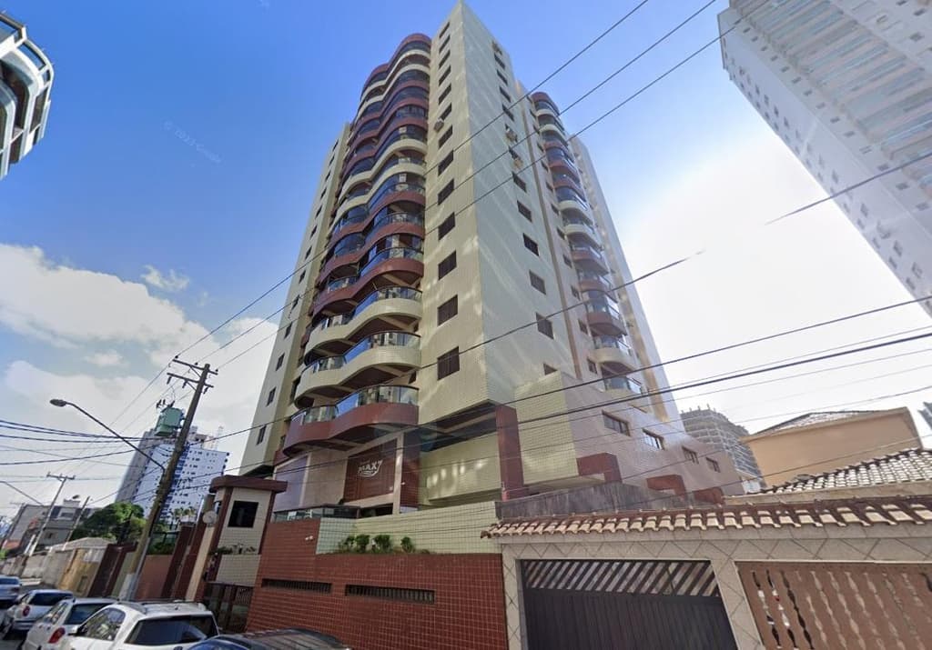Apartamento em leilão em Praia Grande - SP — Apto. 2 dormitórios (1 suíte) 84,87m² - Ed. Max VII - Aviação, Praia Grande/SP