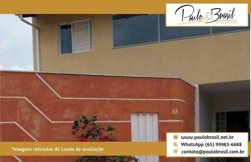 Foto 12 de 49: Casa em leilão em Cuiabá - MT, bairro Chácara dos Pinheiros — Imóvel tipo sobrado, em condomínio, Jardim Apoena, AT 498m² e AC 475,99 m², Chácara dos Pinheiros, Cuiabá/MT