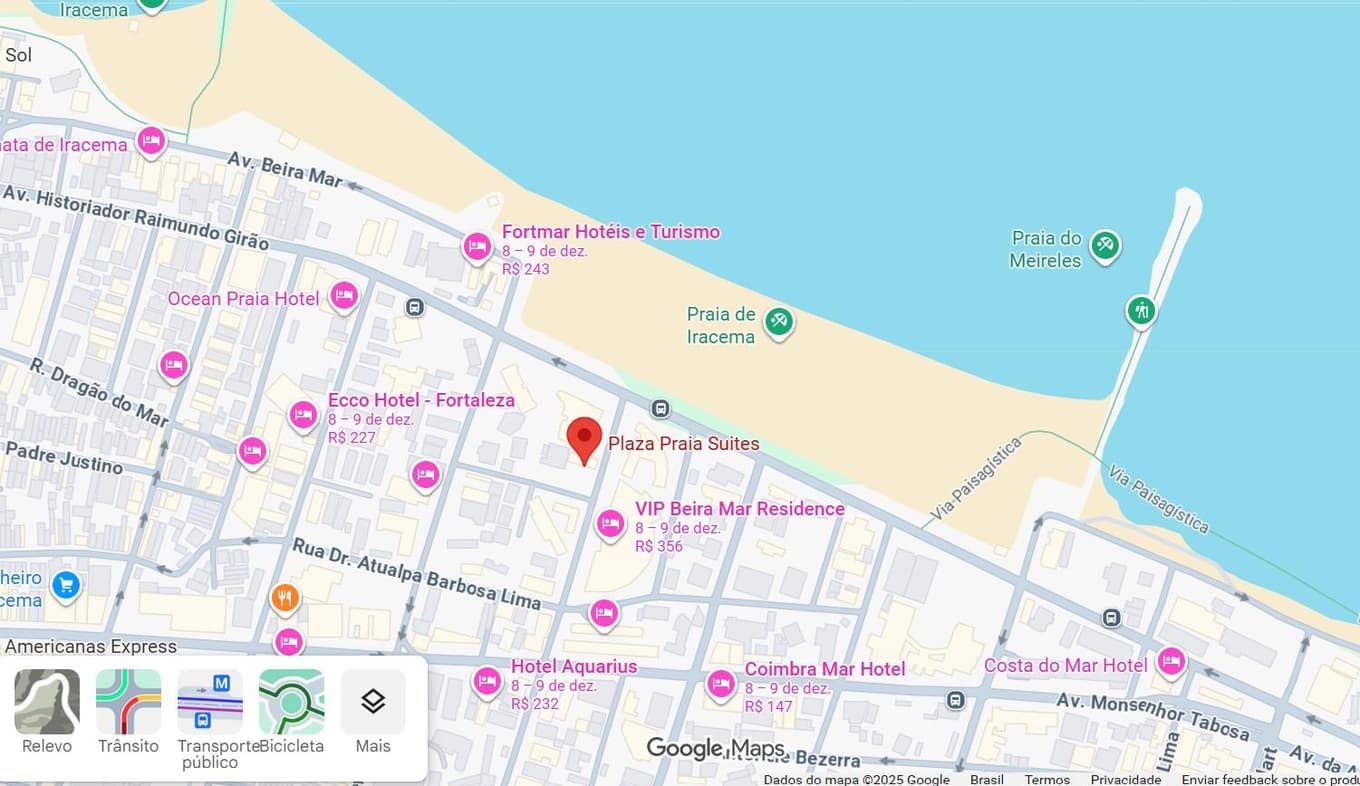 Foto 2 de 3: Apartamento em leilão em Fortaleza - CE, bairro Praia de Iracema — Cotas de uso de imóvel, Edifício Plaza Praia Suítes, Praia de Iracema