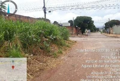 Foto 6 de 17: Terreno em leilão em Águas Lindas De Goiás - GO — 02 TERRENOS URBANOS | A.T. 1.151M² | ÁGUAS LINDAS DE GOIÁS/GO