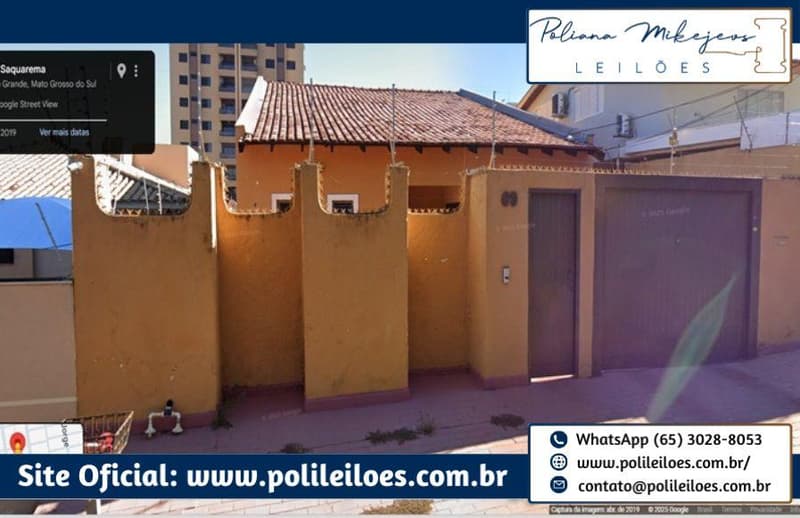 Foto 1 de 2: Terreno em leilão em Campo Grande - MS — OS DIREITOS SOBRE IMÓVEL RESIDENCIAL, A.T. 360 M², ÓTIMA LOCALIZAÇÃO EM CAMPO GRANDE/MS