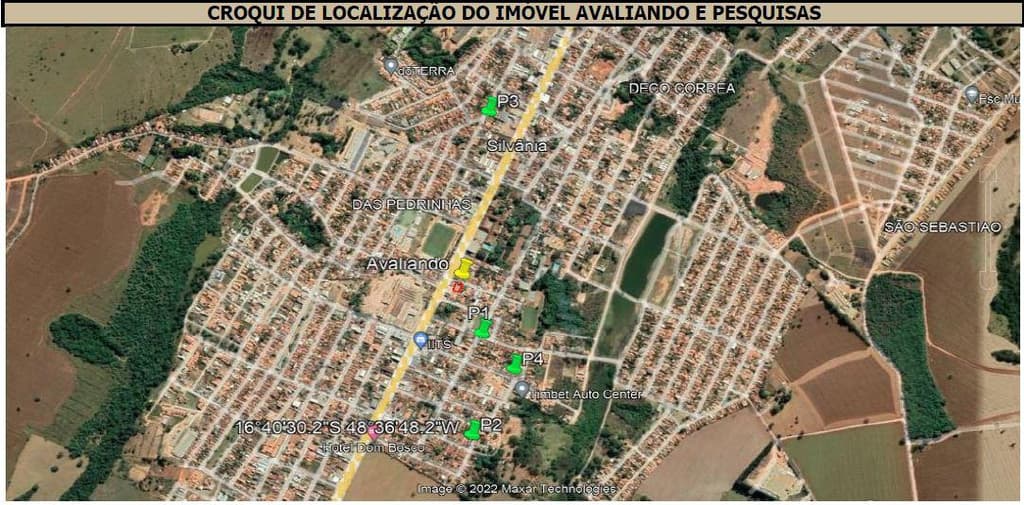 Foto 13 de 13: Terreno em leilão em Silvânia - GO — 02 TERRENOS COM A.T. 600M², NOSSA SENHORA DE FÁTIMA EM SILVÂNIA/GO - COM EDIFICAÇÃO