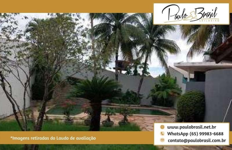 Foto 13 de 49: Casa em leilão em Cuiabá - MT, bairro Chácara dos Pinheiros — Imóvel tipo sobrado, em condomínio, Jardim Apoena, AT 498m² e AC 475,99 m², Chácara dos Pinheiros, Cuiabá/MT