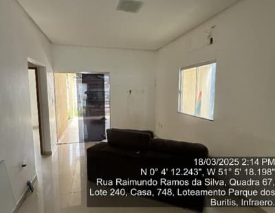 Foto 3 de 6: Casa em leilão em Macapá - AP — Casa c/ terreno de 300m², Desocupada no Parque dos Buritis em Macapá/AP