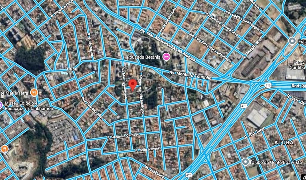 Foto 2 de 7: Terreno em leilão em Curitiba - PR, bairro Tingui — LEILÃO JUDICIAL DE IMÓVEL EM CURITIBA PR - Rua Frei Nicodemus Grunhoff, 90 Tingui