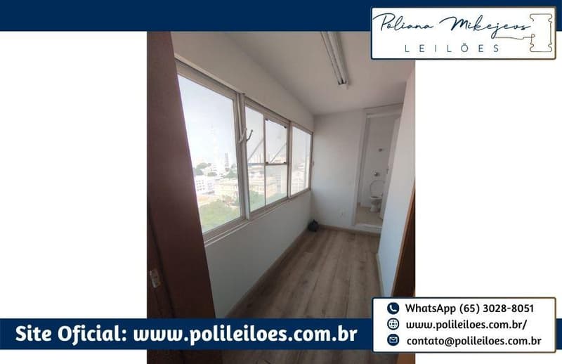 Foto 4 de 15: Comercial em leilão em Cuiabá - MT — Sala comercial em condomínio, nº 94, 54,00m², Centro, Cuiabá/MT