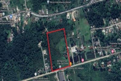 Foto 4 de 10: Terreno em leilão em Mongaguá - SP — 2 terrenos, A.T. 33.720m², Balneário Itaguaí