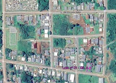 Foto 7 de 30: Terreno em leilão em General Carneiro - PR, bairro Planalto — Lote nº 01 da quadra A com área de 366,33m² e área construída de 98,74m². Localizado na Rua Regis Beneditus Marigliani, 176, Bairro Planalto, General Carneiro/P