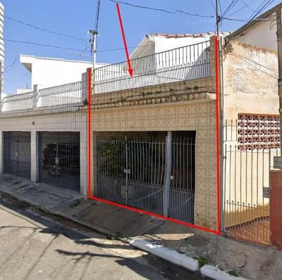 Foto 1 de 7: Casa em leilão em São Paulo - SP, bairro Jabaquara — Fração Ideal - Casa com 134,00 m² de Terreno e 113,00 m² de Área Construída - Bairro do Jabaquara