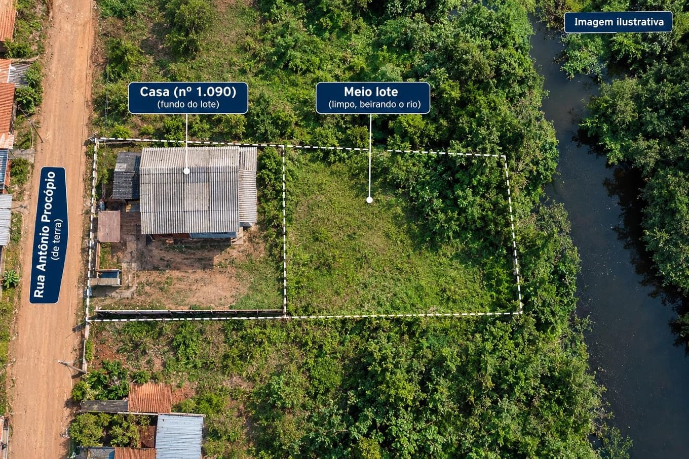 Foto 1 de 2: Terreno em leilão em Itanhaém - SP — Casa em Itanhaém SP