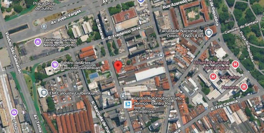 Foto 3 de 4: Terreno em leilão em Rio De Janeiro - RJ, bairro Centro — Venda Direta 80% da avaliação - Imóvel situado na Rua de Santana, nº 133, Centro, Rio de Janeiro/RJ